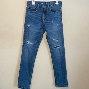 Old navy distressed slim built in flex jeans
